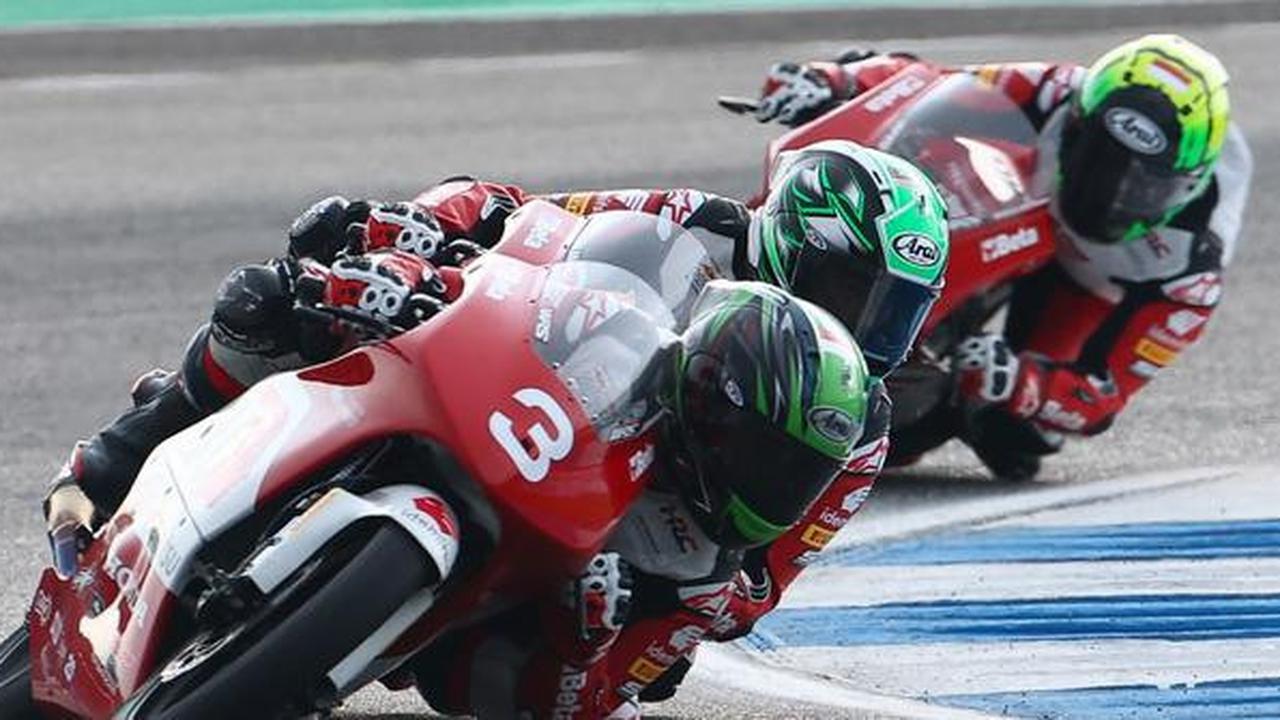 Berdiri di Podium Moto4 Asia Cup, Bintang Pranata Sukma Kibarkan Merah Putih