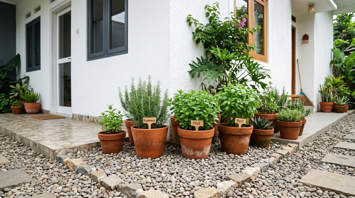 Gravel Garden untuk Sudut Rumah