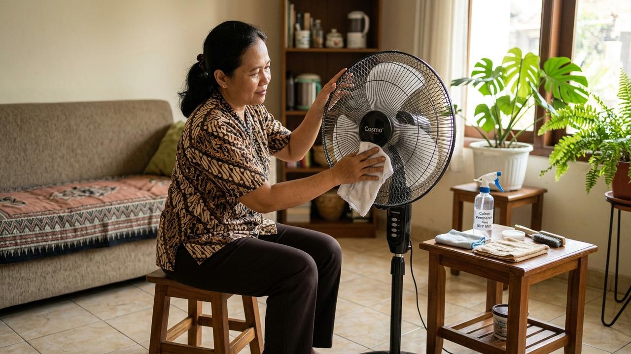 8 Cara Mengurangi Debu yang Menempel pada Kipas Angin Berdiri agar Tetap Bersih