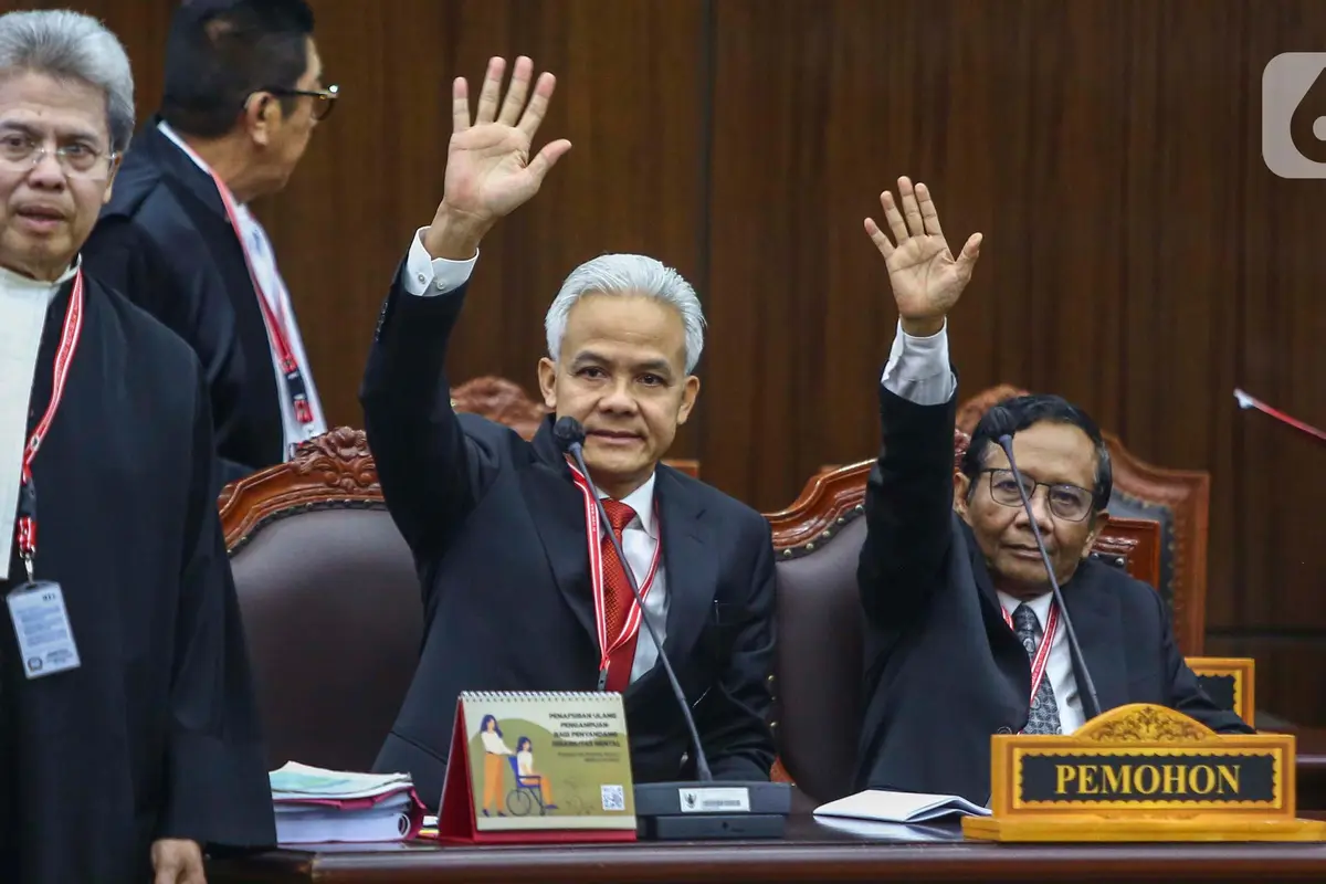 Ganjar-Mahfud Hadiri Sidang Perdana PHPU