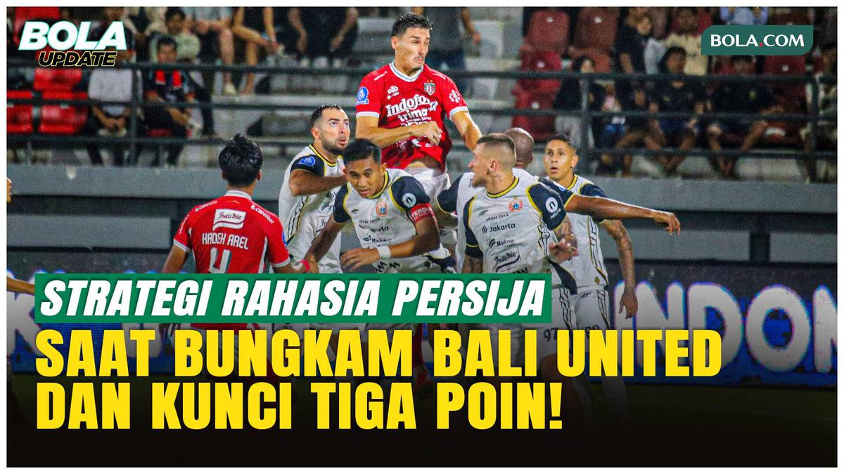Bukan Gol Cepat, Ini Strategi Persija Saat Tumbangkan Bali United 1-0
