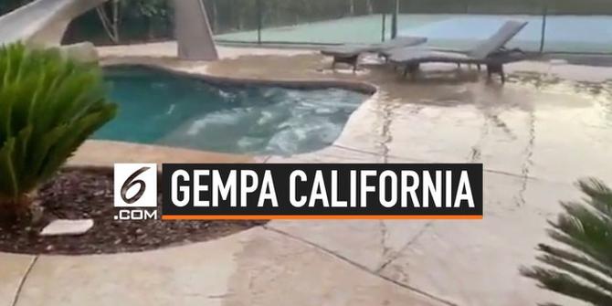 VIDEO: Detik-Detik Gempa Susulan Magnitudo 7,1 Guncang California