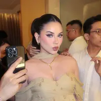 Intip pesona bumil elegan Alyssa Daguise di resepsi pernikahan El Rumi-Syifa Hadju (@rhay_david)