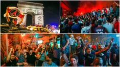 Ribuan warga kota Paris tumpah ruah di jalanan ibu kota. Mereka merayakan keberhasilan Paris Saint Germain melaju ke final Liga Champions untuk pertama kalinya sepanjang sejarah.