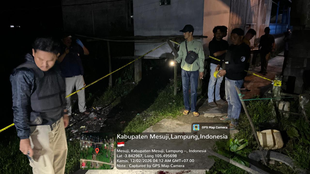 Momen Mengerikan Petani di Mesuji Ditembak Tetangga Sendiri Tengah Malam, Istri Teriak Histeris