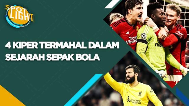 Berita video, spotlight kali ini membahas 4 kiper termahal dalam sejarah sepakbola dunia, salah satunya ada kiper Manchester United.