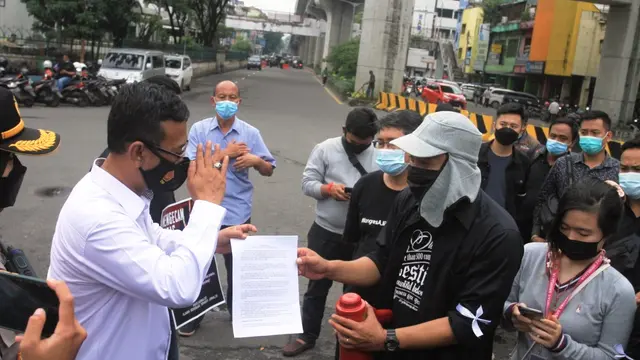 Orasi dan Pentas Seni Awak Media di Sumsel Kecam Kekerasan Terhadap Jurnalis