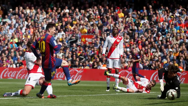 Lumat Vallecano, Barcelona Kudeta Posisi Madrid