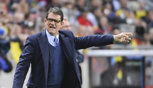 Fabio Capello pelatih Italia yang punya segudang pengalaman bersama klub eropa maupun negara Eropa. (AFP Photo/Jonathan Nackstrand)