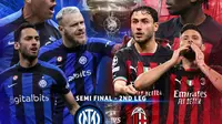 SCTV menyiarkan langsung semifinal Liga Champions Inter vs Milan. (Dok SCTV)