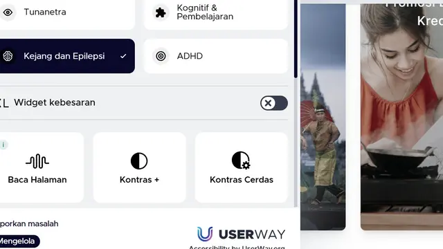Laman Resmi Kemenparekraf Kini Dilengkapi Fitur Ramah Disabilitas, Ini Sederet Fungsinya. Foto: tangkapan layar kemenparekraf.go.id.
