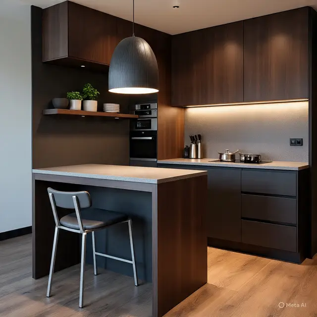Model Dapur Sederhana di Lahan Terbatas yang Terkesan Mewah