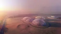 Ilustrasi miniatur Mars di Dubai. (Foto: Pemerintah Dubai)