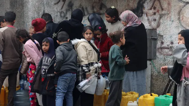 Potret Kondisi Pengungsi Palestina di Kota Rafah