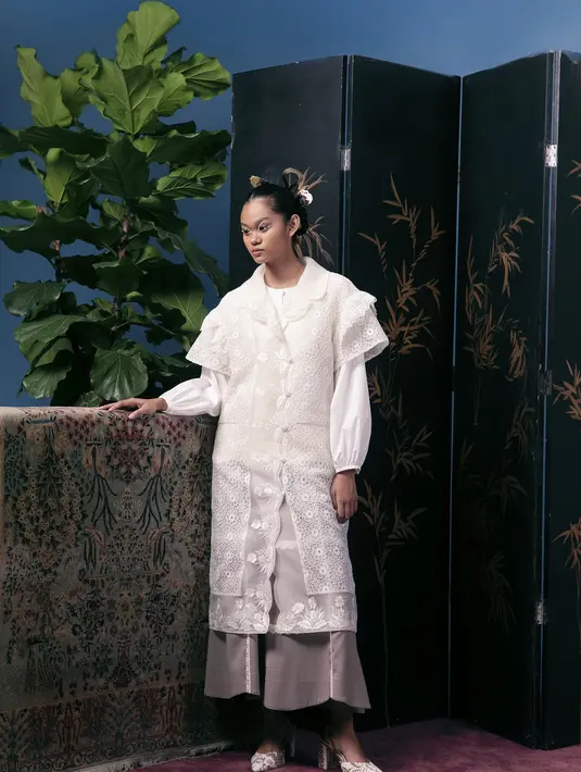 Celana dalam koleksi ini memiliki 2 warna yang serasa menyatu untuk menciptakan kemeriahan, namun effortless. Foto: Document/Masari.