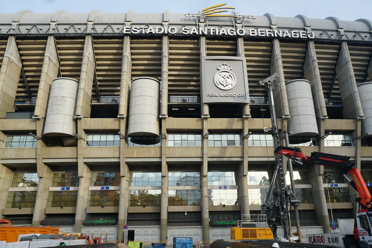 Markas Real Madrid, Santiago Bernabeu tengah direnovasi
