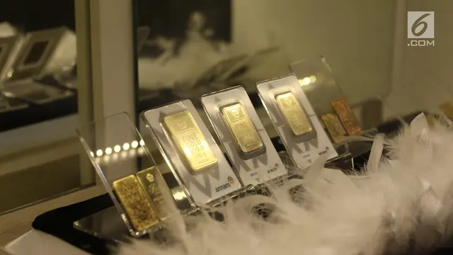 Harga Emas Antam Turun Rp 4.000 per Gram