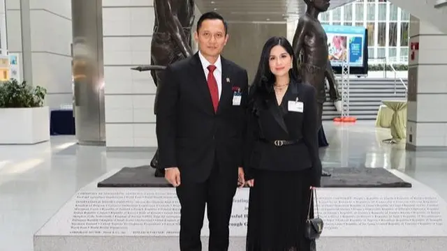Annisa Pohan saat Dampingi AHY Kerja di Amerika Serikat. [@agusyudhoyono]