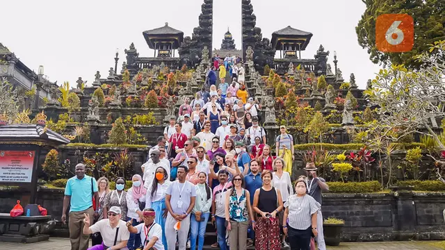 Senyum Delegasi GPDRR Saat Fieldtrip Wisata di Bali