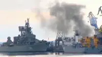 Saat Perbaikan, Kapal Selam Bertenaga Nuklir Milik Rusia Terbakar