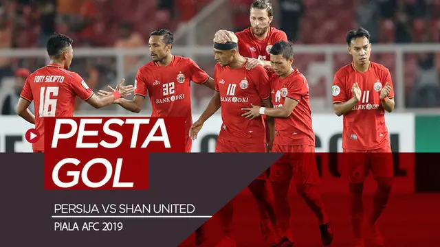 Berita video gol-gol yang tercipta saat Persija Jakarta menang 6-1 atas Shan United pada laga terakhir mereka di Piala AFC 2019, SUGBK, Jakarta, Rabu (15/5/2019).