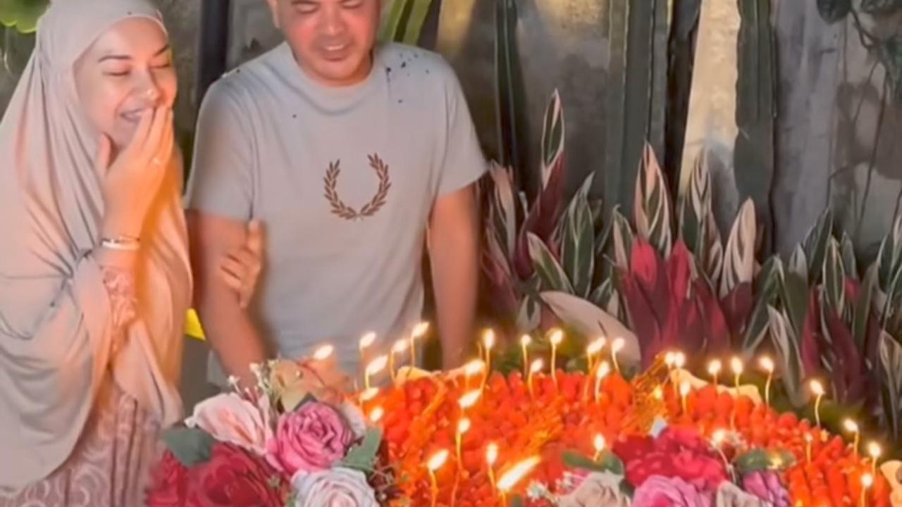5 Potret Kejutan Ulang Tahun Ke-28 Irish Bella dari Haldy Sabri, Tatanan Meja Cantik dengan Kue Super Besar