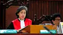 Ketua Majelis Hakim Artha Theresia marah kepada Udar Pristono yang terlambat datang di ruang sidang di Pengadilan Tipikor, Jakarta, Senin (20/4/2015). Hakim Artha bertambah marah saat Udar tak membawa salinan  nota keberatan. (Liputan6.com/Yoppy Renato)