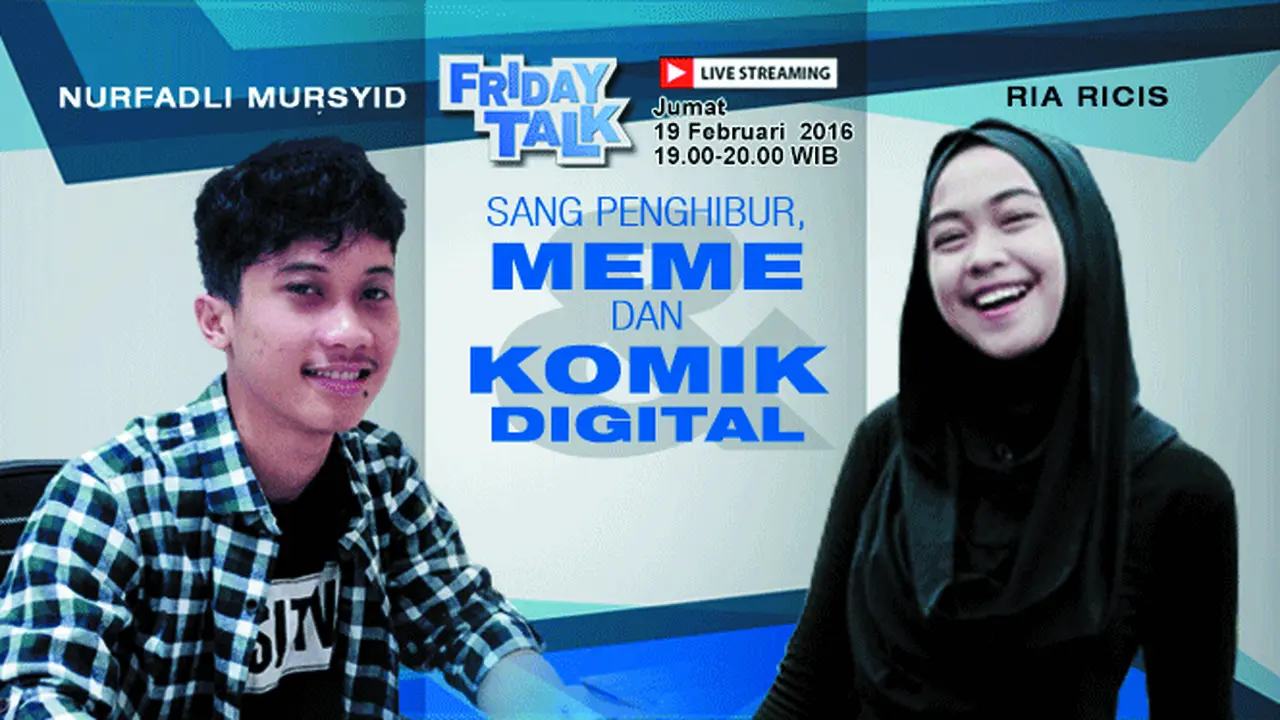Yuk Saksikan Live Streaming Soal "Meme dan Komik Digital' 