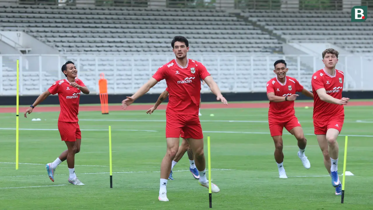 Elkan Baggott, Ole Romeny, Beckham Putra, dan Rizky Ridho - Timnas Indonesia