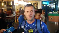 Pelatih Persib Miljan Radovic tetap optimis timnya bisa lolos ke semi final Piala Indonesia. (Huyogo Simbolon)