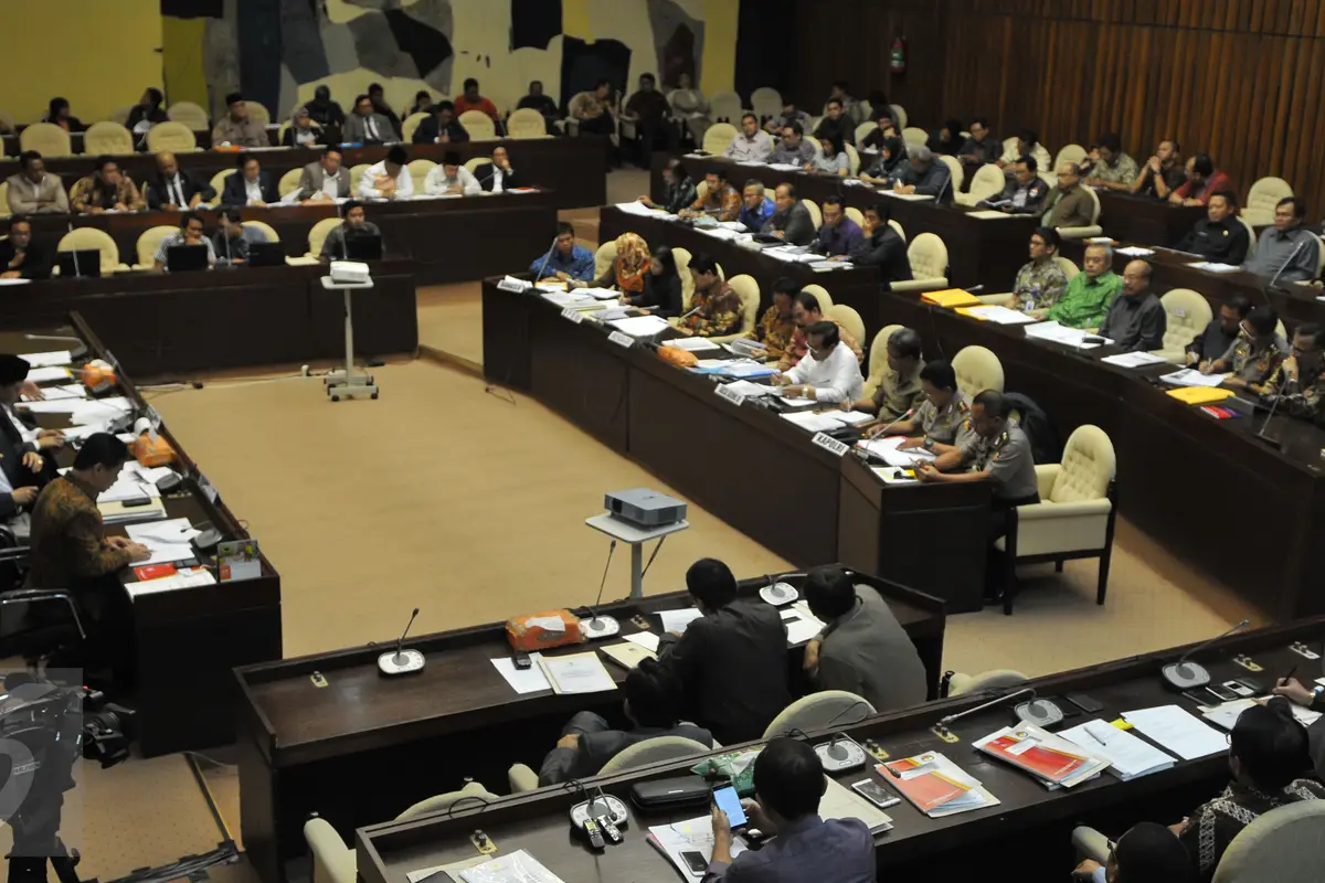 Suasana Rapat Gabungan Pengamanan Pilkada Serentak