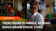 Menteri Perdagangan Zulkifli Hasan meninjau sejumlah pasar di Indonesia Timur untuk memantau sejumlah harga bahan pokok. Selain pantauan harga, ketersediaan stok bahan pokok juga jadi perhatian khusu Menteri Perdagangan.