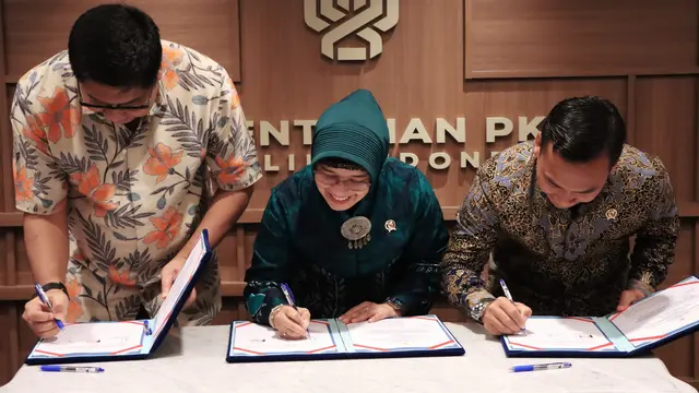 Menteri Perumahan dan Kawasan Permukiman (PKP) Maruarar Sirait menjalin kesepakatan dengan Menteri Kependudukan dan Pembangunan Keluarga/Kepala BKKBN, Wihaji