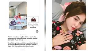 Viral Menantu DPRD Lampung Pamer Barang Mewah