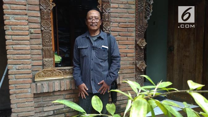 Sastrawan, budaywan, monologer Eko Tunas. (foto: Liputan6.com / Edhie Prayitno Ige)