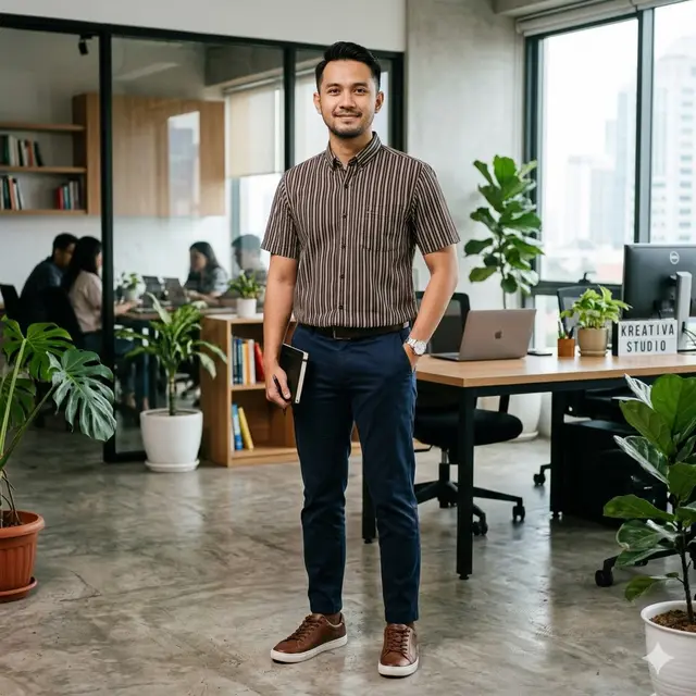 Model Baju Lurik Pria Modern