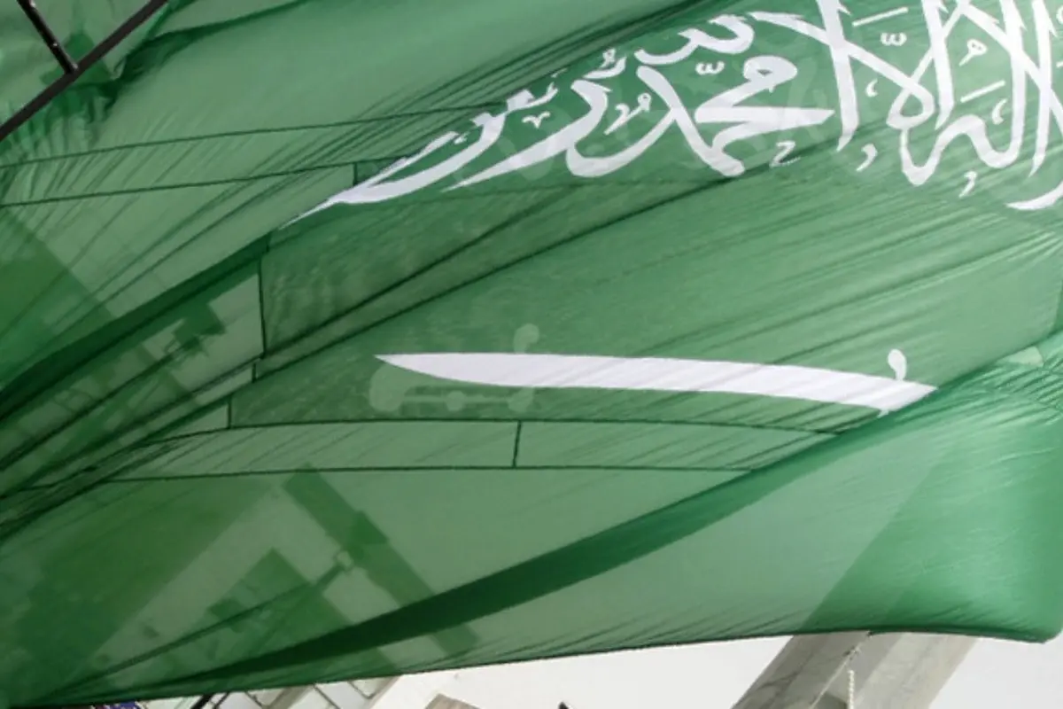 Ilustrasi bendera Arab Saudi.