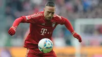 Bintang Bayern Munchen, Frank Ribery, pada tahun 2010 pernah terlibat skandal seks dengan wanita di bawah umur. Namun Ribery mengaku tidak tahu kalau wanita itu masih berusia 16 tahun saat berhubungan badan. (AFP/Christof Stache)