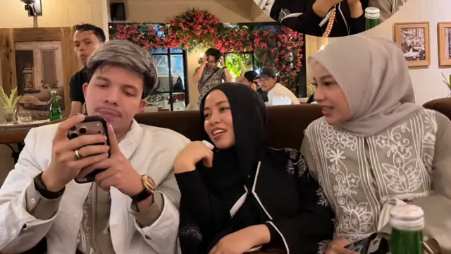 Aurel Hermansyah Saat Bukber Bersama Gen Halilintar. [@genifaruk]