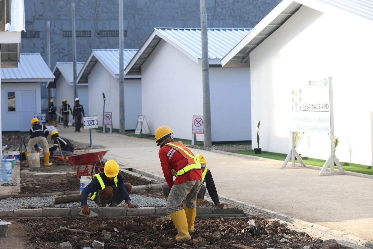 FOTO: Intip Hunian Layak Huni Warga Bantaran Rel Pasar Senen