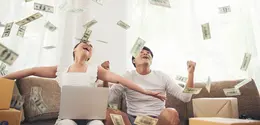 ilustrasi pasangan yang sudah financial freedom/copyright freepik.com/ jcomp