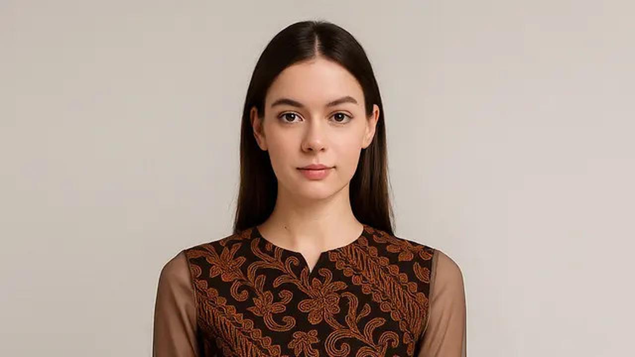 7 Model Dress Batik Kombinasi Lengan Organza, Klasik dengan Sentuhan Modern
