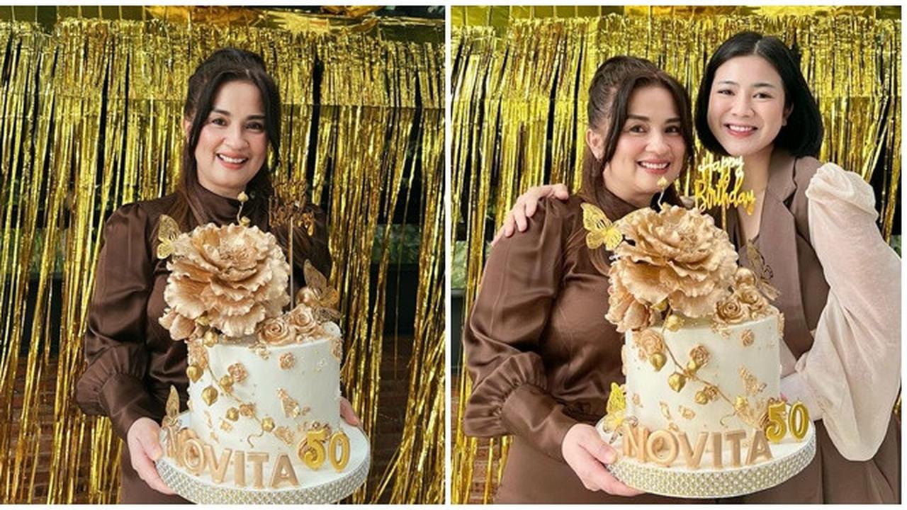 6 Potret Terbaru Novita Ibu Felicya Angelista Awet Muda di Usia 50 Tahun