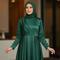 Model Gamis Bahan Satin Terbaru (Foto: Gemini AI)
