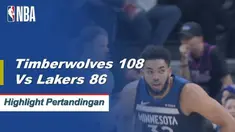 Karl-Anthony Towns mendominasi Lakers dengan 28 poin dan 18 rebound saat Minnesota menang dengan mudah atas Los Angeles Lakers.