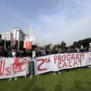 Demo di Tugu Tani, BEM UI Bawa Lima Tuntutan