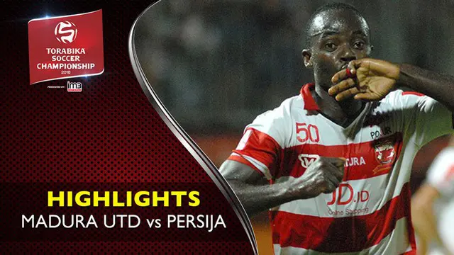 Video highlights TSC 2016 antara Madura United vs Persija Jakarta yang berakhir dengan skor 1-0 di Stadion Pamekasan.