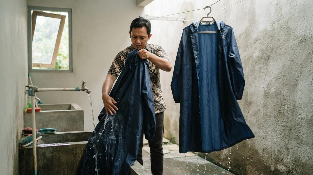 Cara Menyimpan Jas Hujan Agar Tidak Cepat Berjamur,