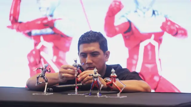 Arda Naff koleksi action figur (Istimewa)