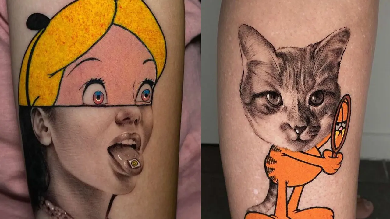 10 Potret Tato Dengan Gabungan Gaya yang Berbeda, Begini Hasilnya.